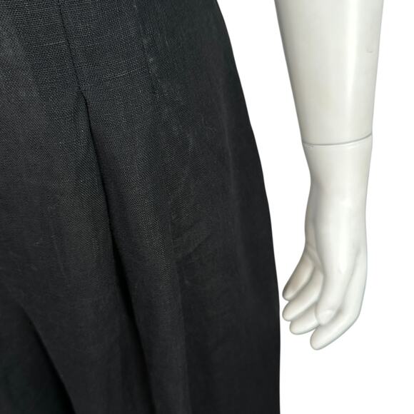 Faithful the Brand Alegrias Strapless Linen Jumpsuit Size 8 Black Vacation Beach - Picture 3 of 13